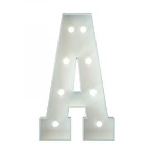 Marquee Letter A