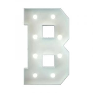 Marquee Letter B