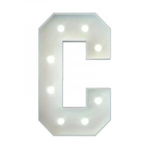 Marquee Letter C