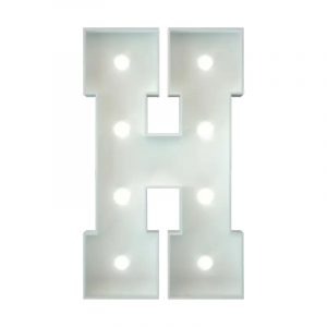 Marquee Letter H