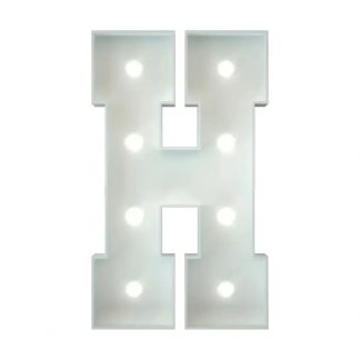 Marquee Letter H