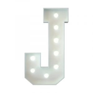 Marquee Letter J