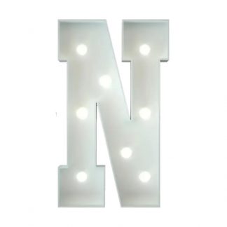 Marquee Letter N