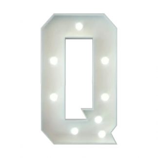 Marquee Letter Q