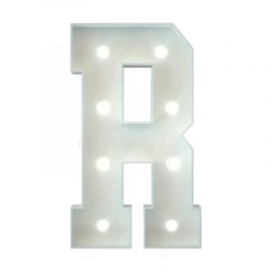 Marquee Letter R