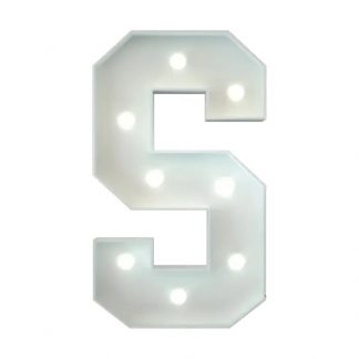 Marquee Letter S