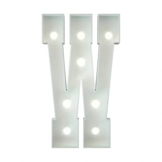 Marquee Letter W