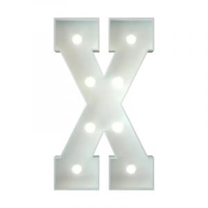 Marquee Letter X