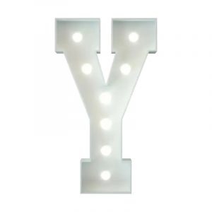 Marquee Letter Y