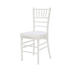Chiavari Chair White Rental White wedding chairs, elegant event seating, Chiavari chair rentals