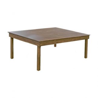 Farm Table Square 5ft Rental Square rustic table, farmhouse event table, wedding table rental